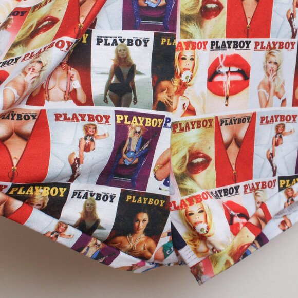 Playboy x Yandy Romper Women 2X Magazine All Over Print - Picture 6 of 11